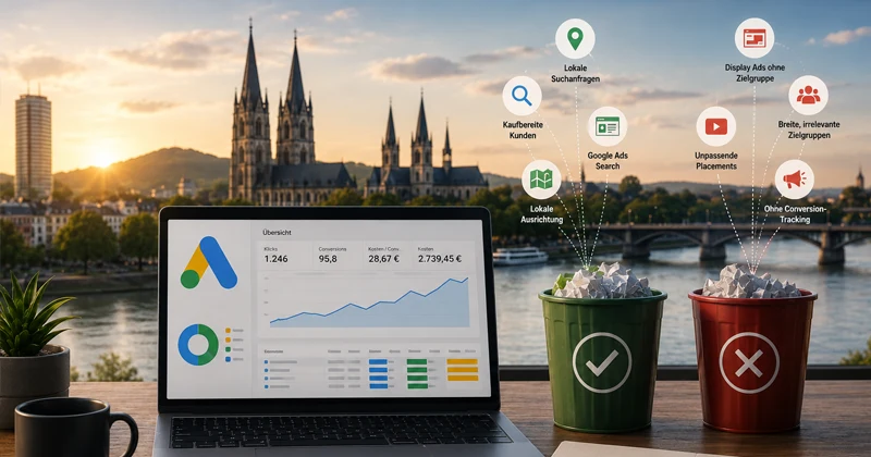 Google Ads Budget in Bonn: Was wirklich reicht und was Geldverschwendung ist