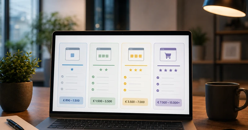 Was eine Website für ein kleines Unternehmen kostet — ehrliche Zahlen